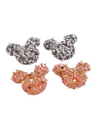 Set of 4 mickey hair pin 2