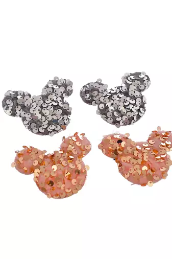 Set of 4 mickey hair pin