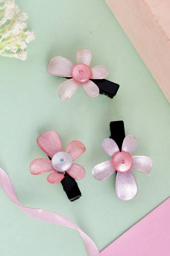 Set of 3 flower hair accessory