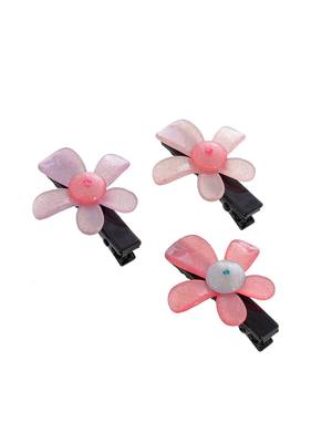 Set of 3 flower hair accessory 2