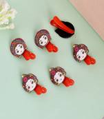 Set of 6 doll hiar accessory