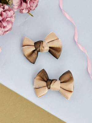 Set of 2 shaded bow hair accessory 1