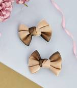 Set of 2 shaded bow hair accessory