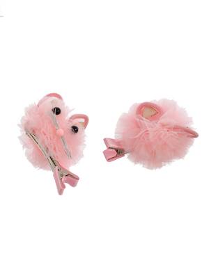 Set of 2 fur girl hair accessory 2