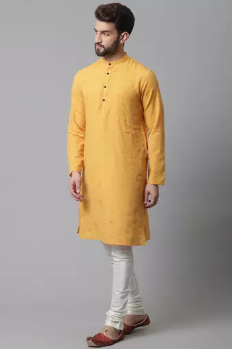 kurta with band collar