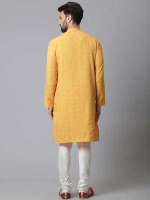 kurta with band collar 4