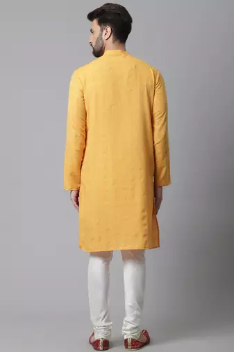 kurta with band collar