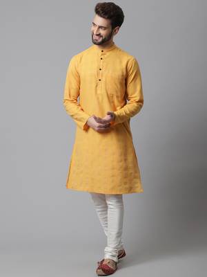 kurta with band collar 5