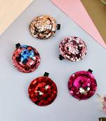 Set of 5 shimmerly hat hairclip