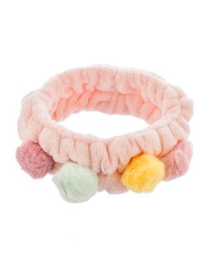 Pastel pink stretchable hairband 2