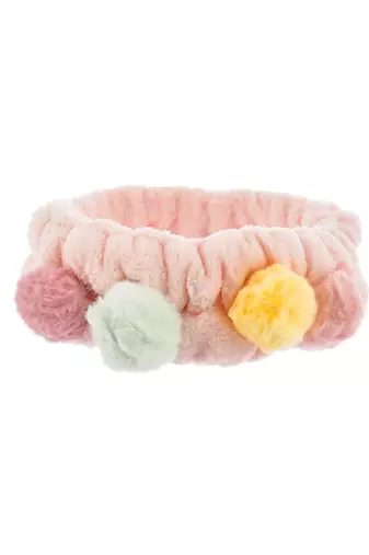 Pastel pink stretchable hairband