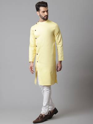 Sherwani kurta with asymetrical cut 3