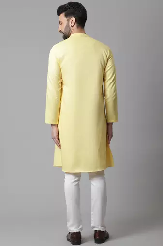 Sherwani kurta with asymetrical cut