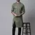 Sherwani kurta with asymetrical cut