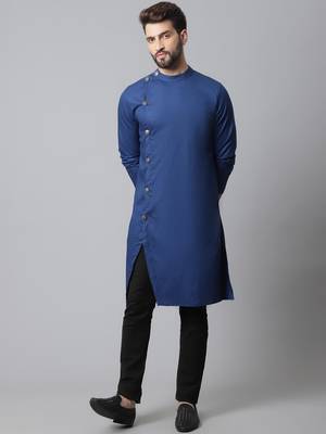 Sherwani kurta with asymetrical cut 2