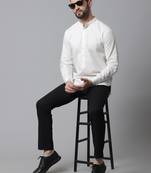 Short kurta with band collar