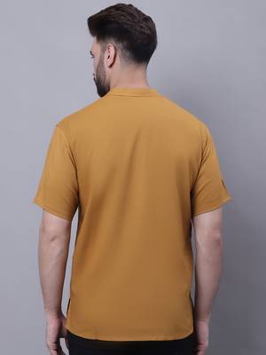 Pure cotton short kurta with band collar 3