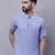 Pure cotton short kurta with band collar