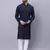 Pure cotton kurta with band collar