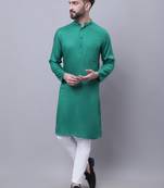 Kurta with band collar