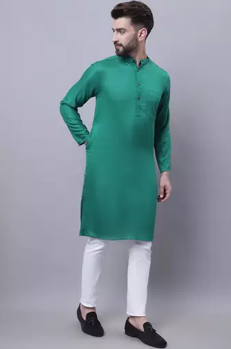 Kurta with band collar