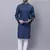 Pure cotton kurta with band collar