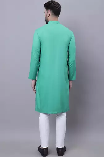 kurta with band collar