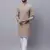 Pure cotton kurta with band collar