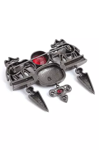Jungi Haathi Brooch