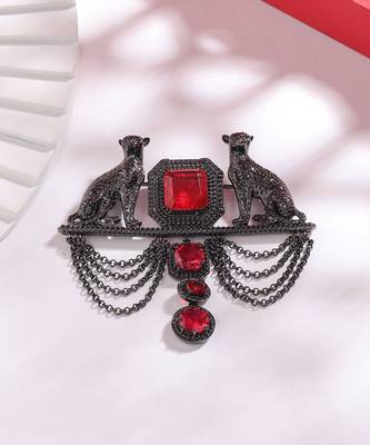 Shaandaar Cheetah Brooch 1