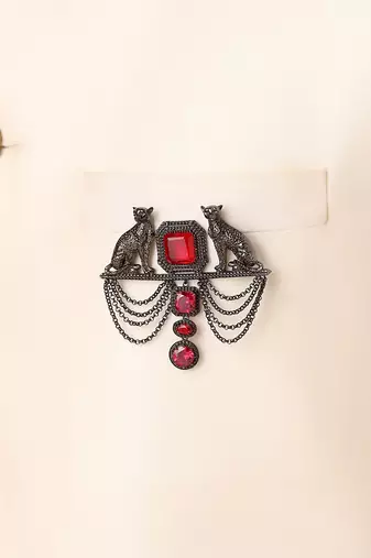 Shaandaar Cheetah Brooch