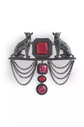 Shaandaar Cheetah Brooch