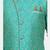 Avaeta Woven Aqua Jacquard Sherwani With Patiyala