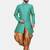Avaeta Woven Aqua Jacquard Sherwani With Patiyala