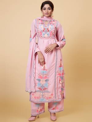 Designer Party Wear Look Top, Palazzo & Dupatta Set 1