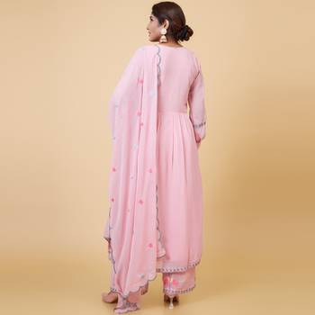 Designer Party Wear Look Top, Palazzo & Dupatta Set 2