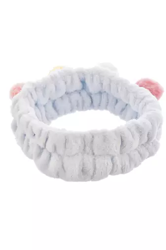4 ball faux fur hairband