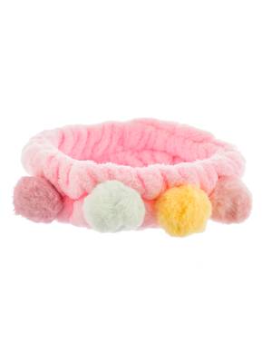 Pink faux fur tweety hairband 3