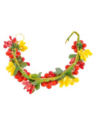 Multicolor bridal hair vine accessory set 3