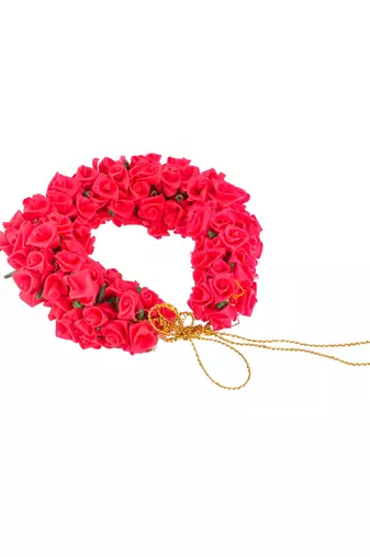 Pink french ribbon hair accessory set