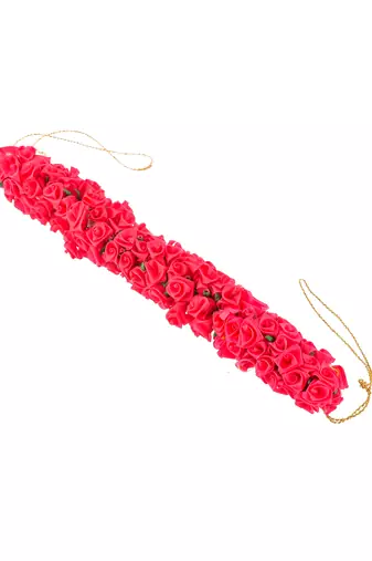 Pink french ribbon hair accessory set