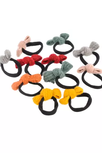Set of 30 floral multi ponytail holder
