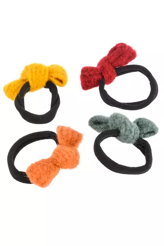 Set of 30 floral multi ponytail holder