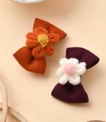 Set of 2 bow hair clip accessory