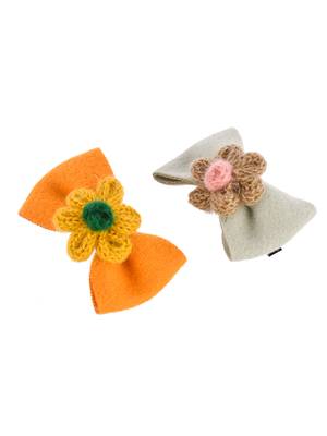 Set of 2 bow hair clip accessory 2