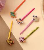 Set of 5 kids bobby pin set