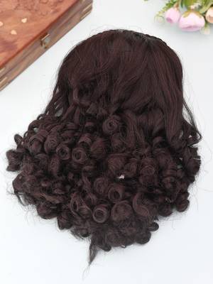 Curly hair extension with hairclip 1