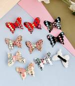 Set of 10 butterfly alligator pin