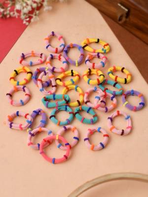Set of 30 rubberband ponytail holder 1
