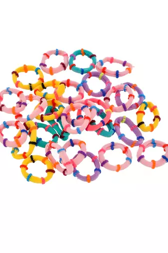 Set of 30 rubberband ponytail holder